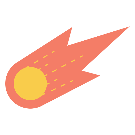 小惑星 Generic color fill icon