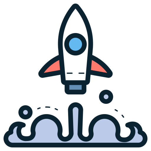 Rocket launch Generic color lineal-color icon