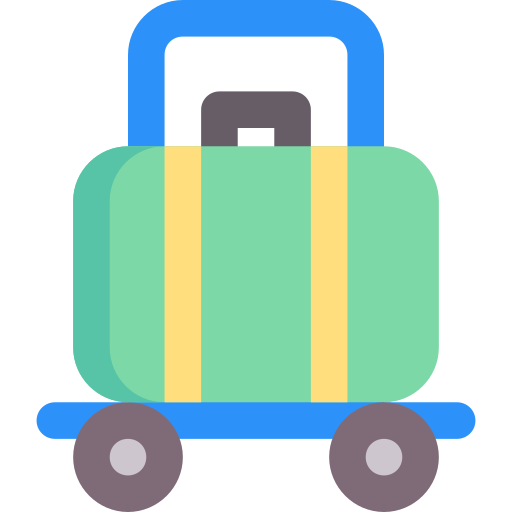carrinho de bagagem Generic color fill Ícone