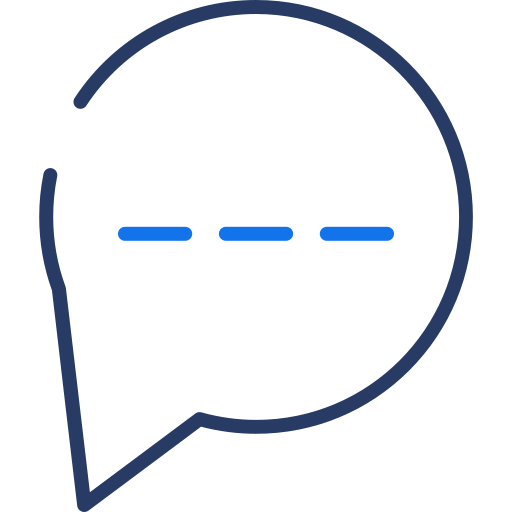 Speech bubble Generic color outline icon