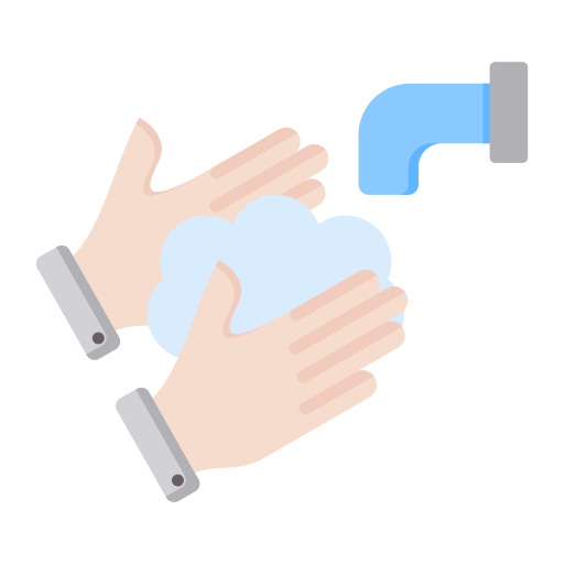 Washing hands Generic color fill icon