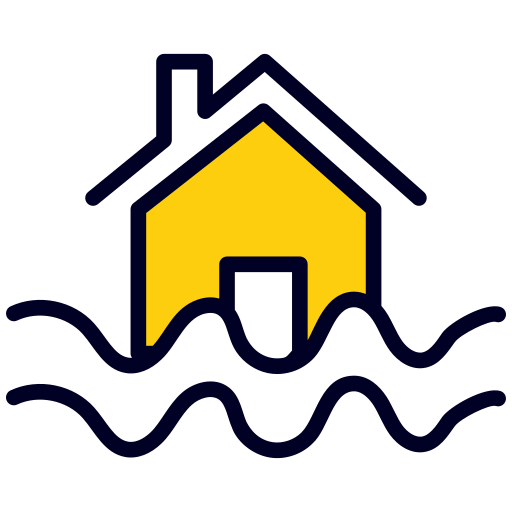 홍수 Generic color lineal-color icon