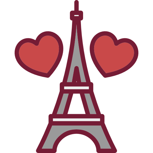 torre eiffel Vector Market Light Rounded icono