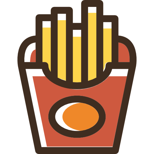 patatine fritte  icona