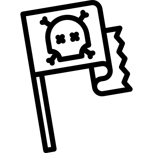 bandera pirata Special Lineal icono