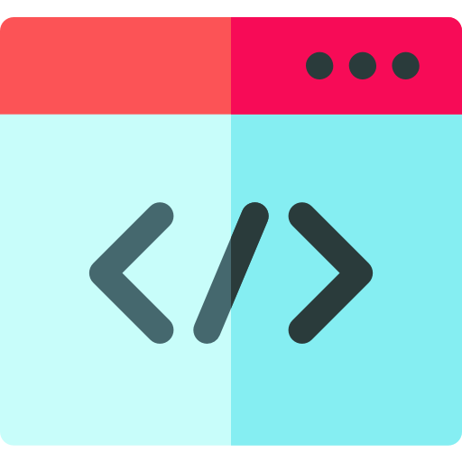 코딩 Basic Rounded Flat icon