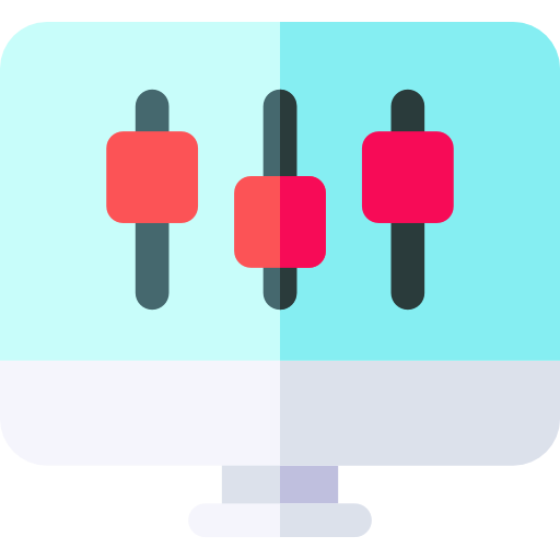 Levels Basic Rounded Flat icon