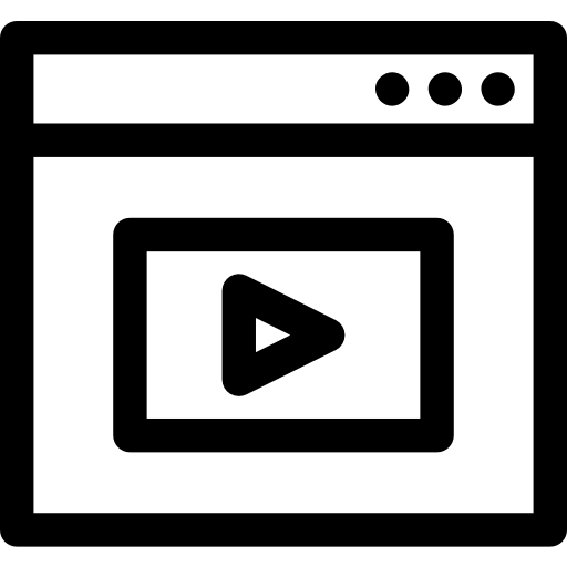メディア Basic Rounded Lineal icon