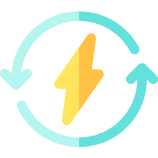 エコエネルギー Basic Rounded Flat icon