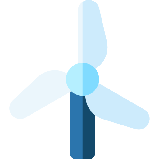 windkracht Basic Rounded Flat icoon