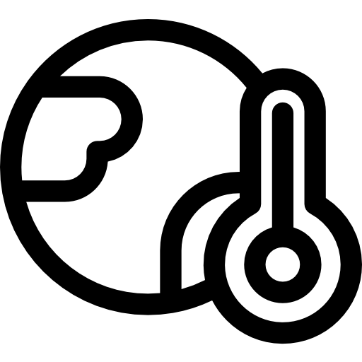calor Basic Rounded Lineal icono