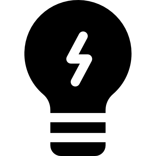 lampadina Basic Rounded Filled icona