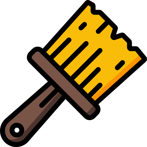 Paint brush Basic Miscellany Lineal Color icon