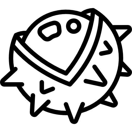 밤나무 Basic Miscellany Lineal icon