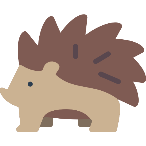 Hedgehog Basic Miscellany Flat icon