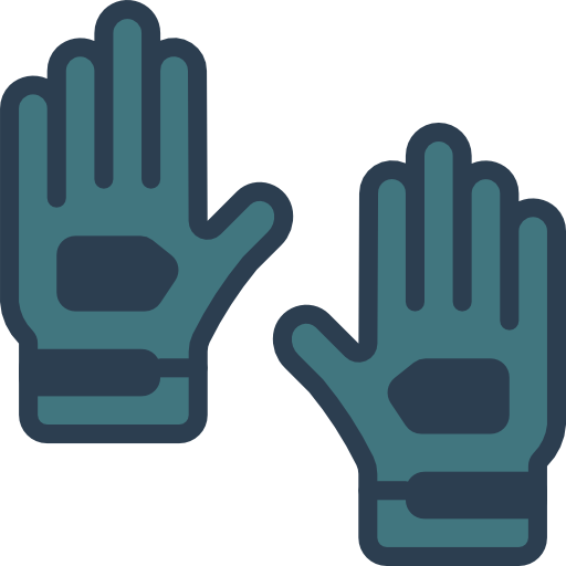 Gloves Basic Miscellany Flat icon