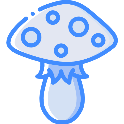 champignon vénéneux Basic Miscellany Blue Icône
