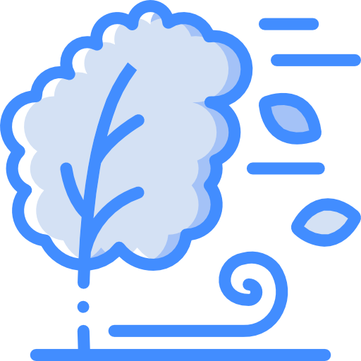 Wind Basic Miscellany Blue icon