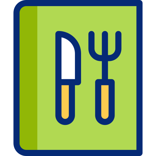 Cookbook Basic Accent Lineal Color icon