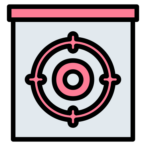Shooting target Generic color lineal-color icon