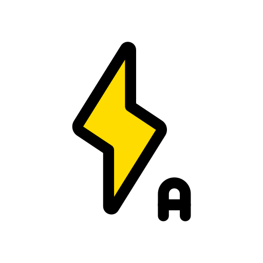 flash automático Generic color lineal-color icono