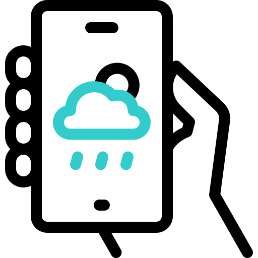 Weather Basic Accent Outline icon