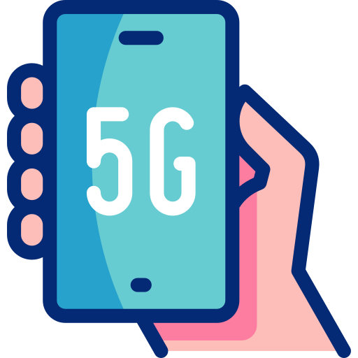 5g Basic Accent Lineal Color icoon