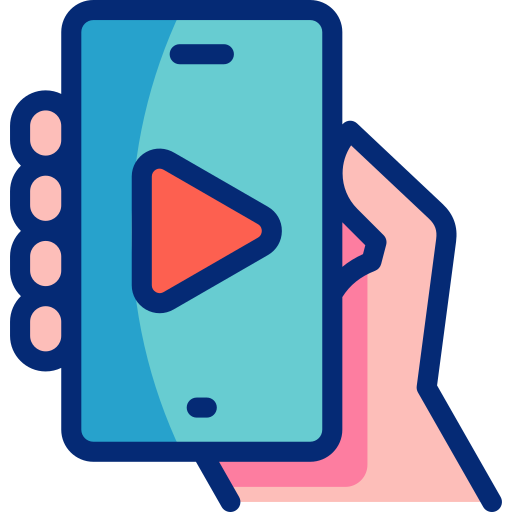 ビデオ Basic Accent Lineal Color icon