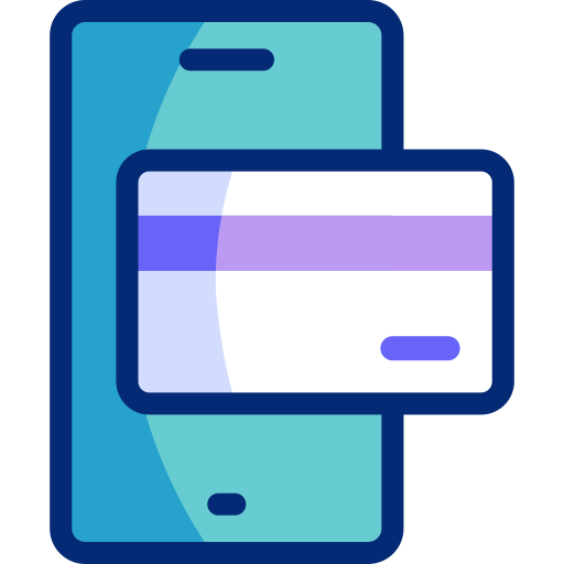 kredietkaart Basic Accent Lineal Color icoon