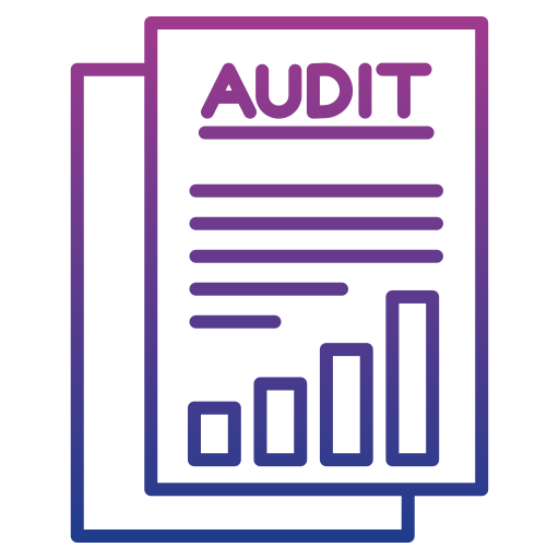 Audit Generic gradient outline icon