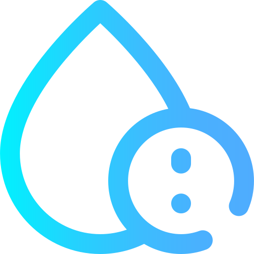 gota de agua Super Basic Omission Gradient icono