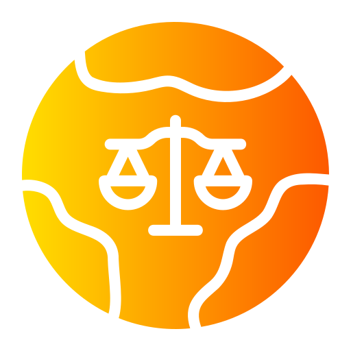 国際法 Generic gradient fill icon