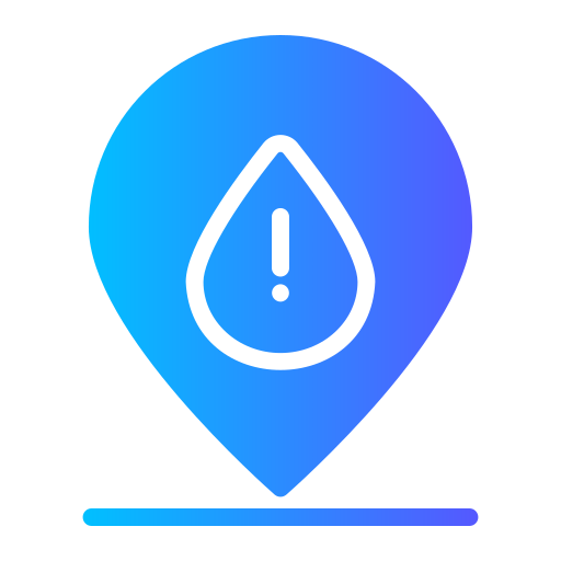 watertekort Generic gradient fill icoon