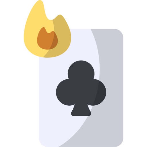 carta da poker Generic color fill icona
