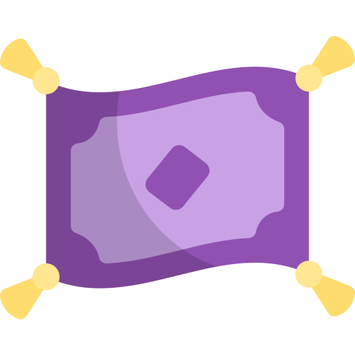 Magic carpet Generic color fill icon