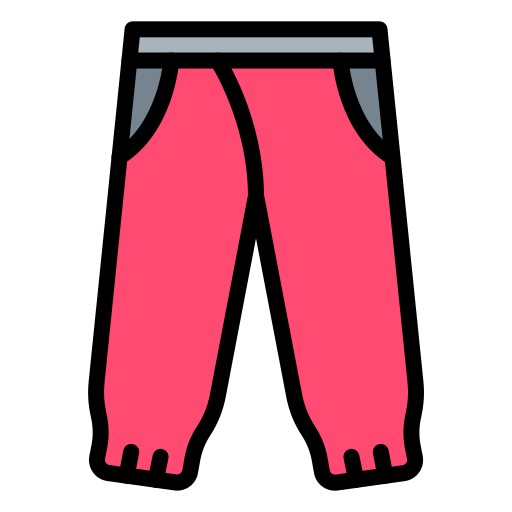 pantalones largos Generic color lineal-color icono