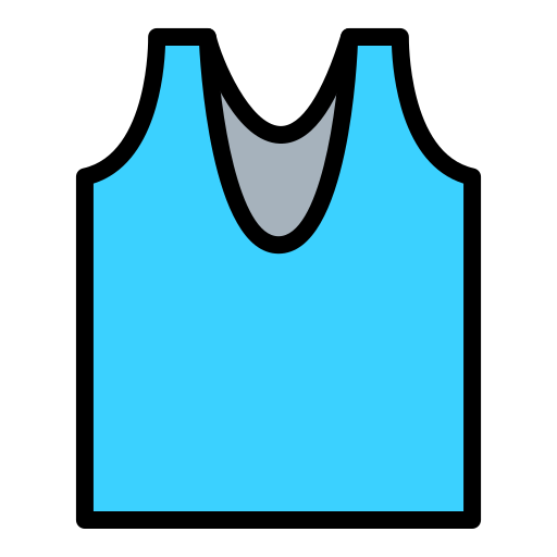 tanktop Generic color lineal-color icoon