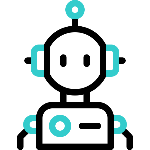 robotica Basic Accent Outline icoon