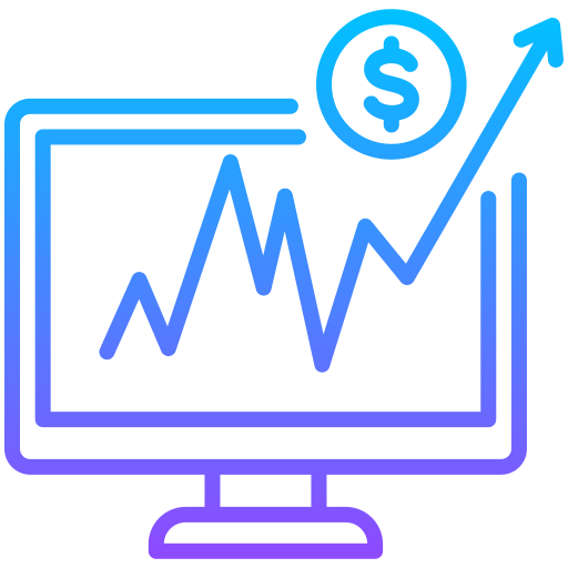 monitor Generic gradient outline ikona