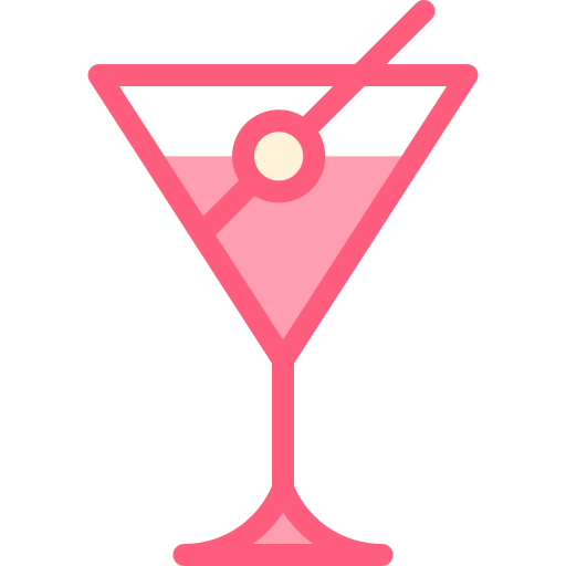 Cocktail Detailed color Lineal color icon