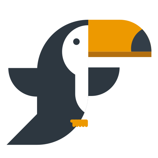 toucan Generic color fill Icône