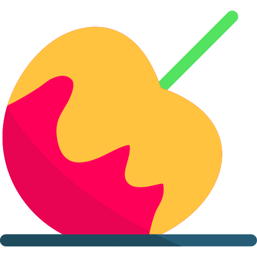 karmelowe jabłko Generic color fill ikona