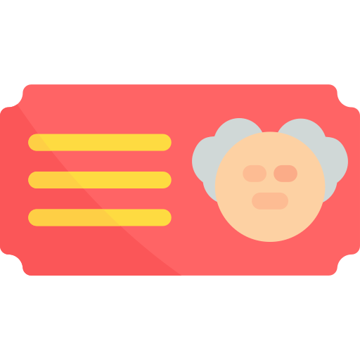 Ticket Generic color fill icon