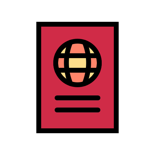 여권 통제 Generic color lineal-color icon