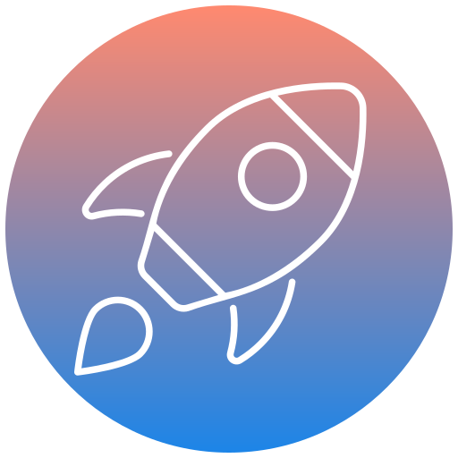 Launching Generic gradient fill icon