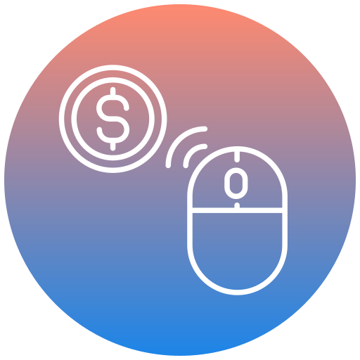 Pay per click Generic gradient fill icon