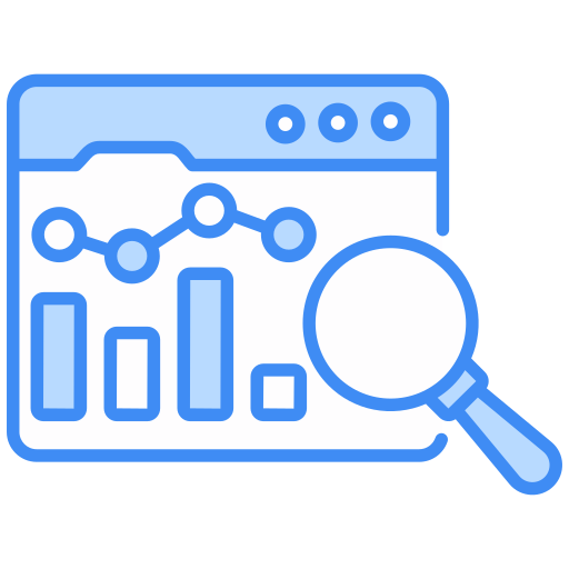 Web analytics Generic color lineal-color icon