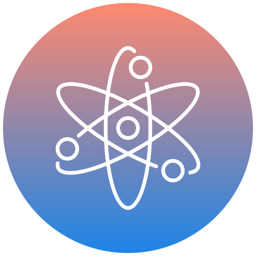 Atom Generic gradient fill icon