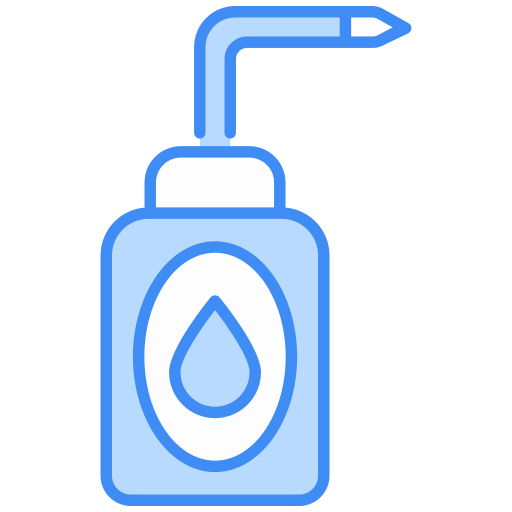 Промывочная бутылка Generic color lineal-color иконка