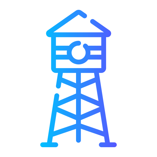 torre de agua Generic gradient outline icono